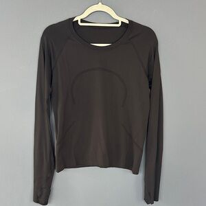 lululemon athletica Black Long Sleeve Performance Top
